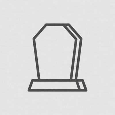 Tombstone Icon Outline