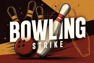 Bowling Strike Illustration