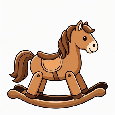 Cartoon Rocking Horse Toy