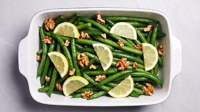 Green Beans with Lemon and Walnuts