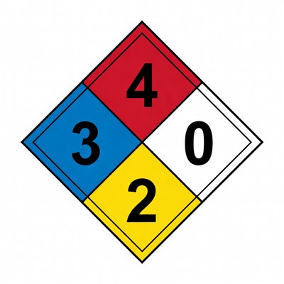 NFPA 704 Hazard Diamond 4-3-2-0