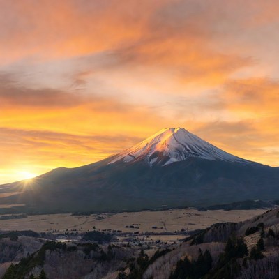 Mount Fuji at Sunset