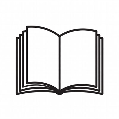 Open Book Line Icon