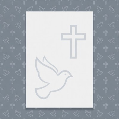 Dove and Cross Illustration