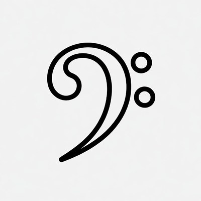 Bass Clef Icon