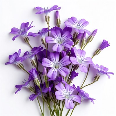 Purple Phlox Flowers Bouquet