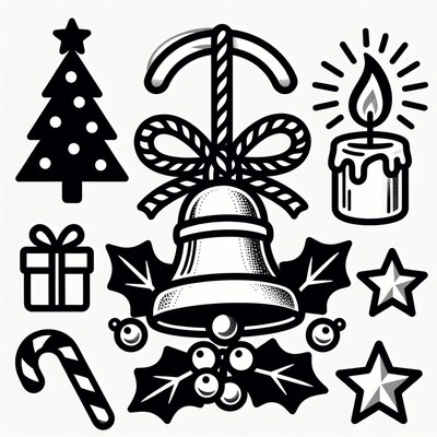 Christmas Clipart Icons Set