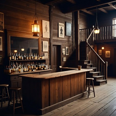 Old West Saloon Interior