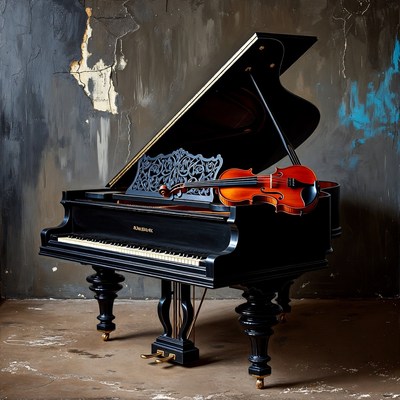 Grand Piano with Violin