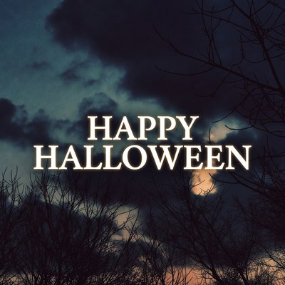 Happy Halloween Dark Clouds