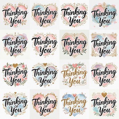 Thinking of You Heart Graphics