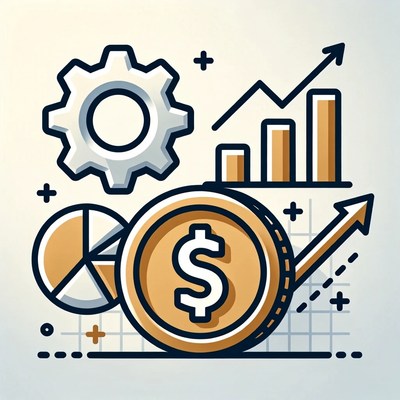 Business Growth Icons Illustration