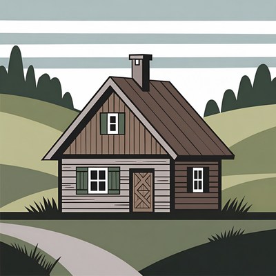 Cozy Wooden House in Hills