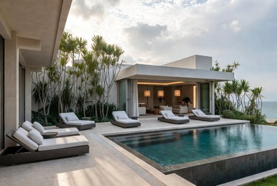 Modern Infinity Pool Villa Beachfront
