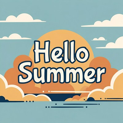 Hello Summer Illustration
