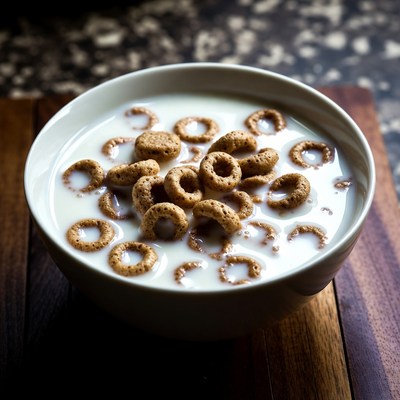 Bowl of Cereal with Milk