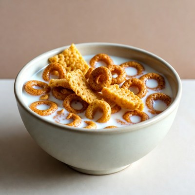 Bowl of Cereal with Milk