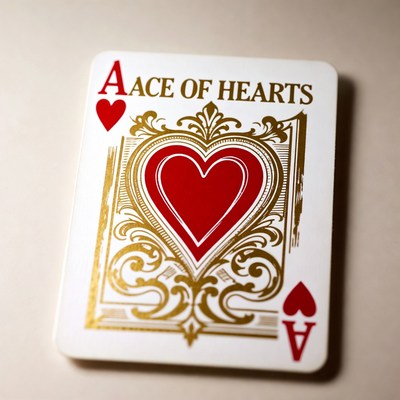 Ace of Hearts Playing Card