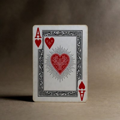 Ace of Hearts Playing Card