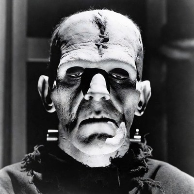 Frankenstein Monster Closeup Portrait