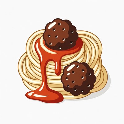 Spaghetti with Meatballs and Sauce