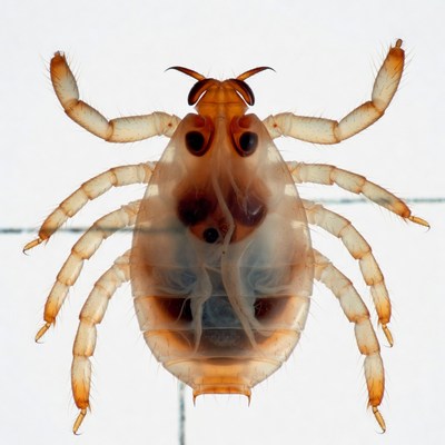 Translucent Tick on White Background