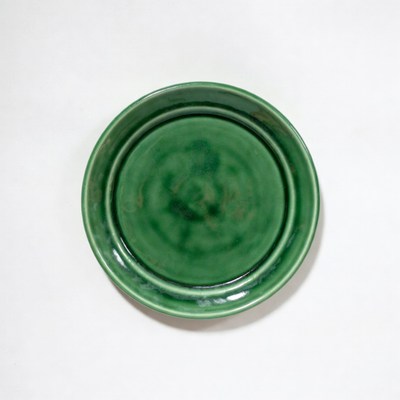 Green Ceramic Plate