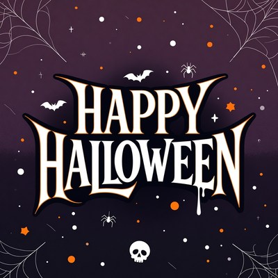 Happy Halloween with Spooky Decorations