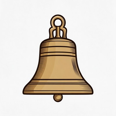 Golden Bell Illustration