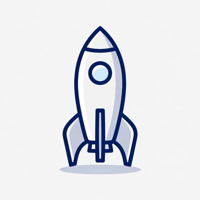 Rocket ship illustration
