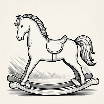 Rocking Horse Illustration