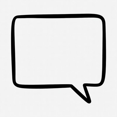 Empty Speech Bubble Illustration