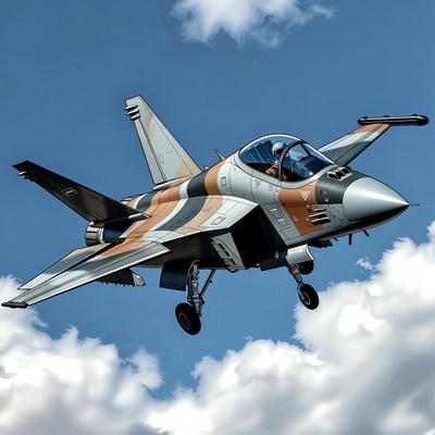 Israeli Lavi Fighter Jet Flying