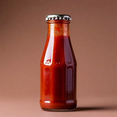 Ketchup Bottle with Cap