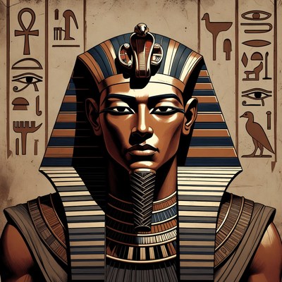 Egyptian Pharaoh Illustration