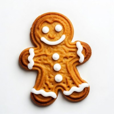 Gingerbread man cookie