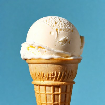 Vanilla Ice Cream Cone