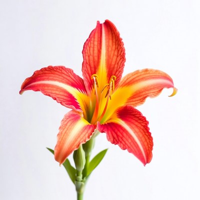 Vibrant Red Tiger Lily Flower