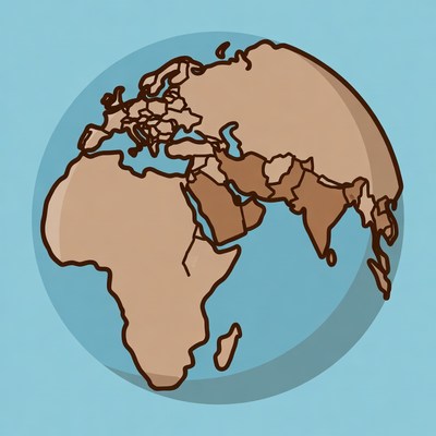 Earth Globe Illustration