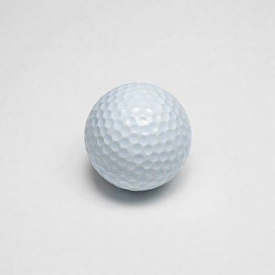 White golf ball isolated