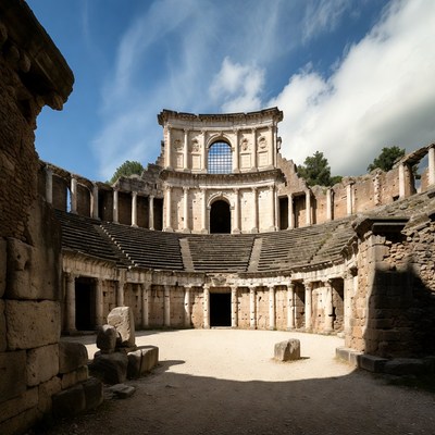 Ancient Roman Theater Ruins