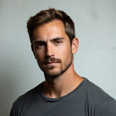 Handsome man with beard