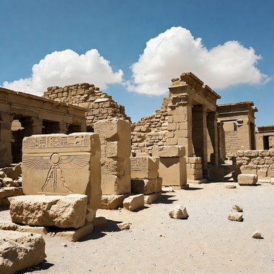 Ancient Egyptian Temple Ruins