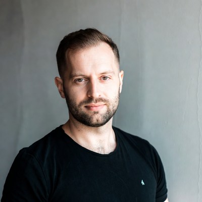 Man with beard smiling