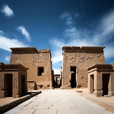 Ancient Egyptian Temple Ruins