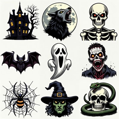 Halloween Icons Collection