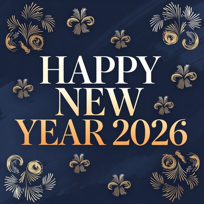 Happy New Year 2026 Fireworks