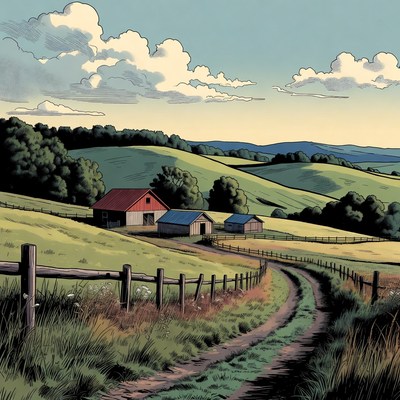 Country Barns in Rolling Hills