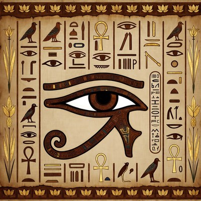 Eye of Horus Hieroglyphs
