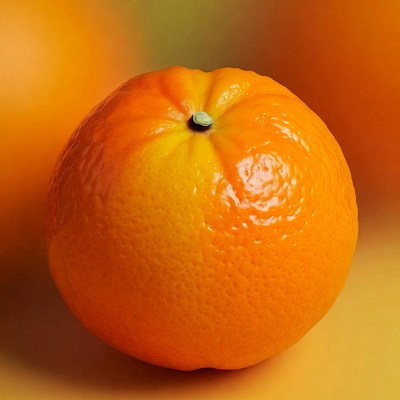 Fresh orange fruit isolated